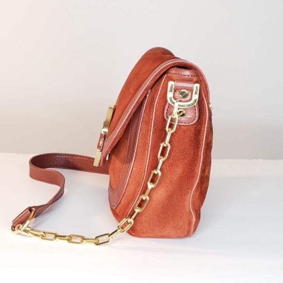 FREE SHIPPING! RARE Vintage Tory Burch Saddlebag! - Picture 10 of 12